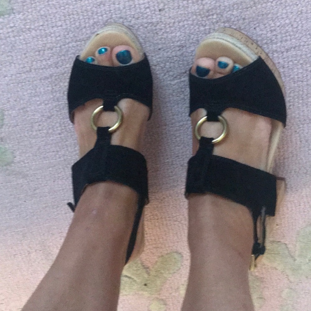 Coach cork sandals